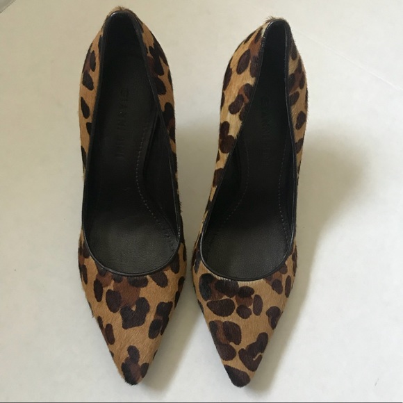 Gianni Bini Shoes - GIANNI BINI cheetah print pointy toe high heel
